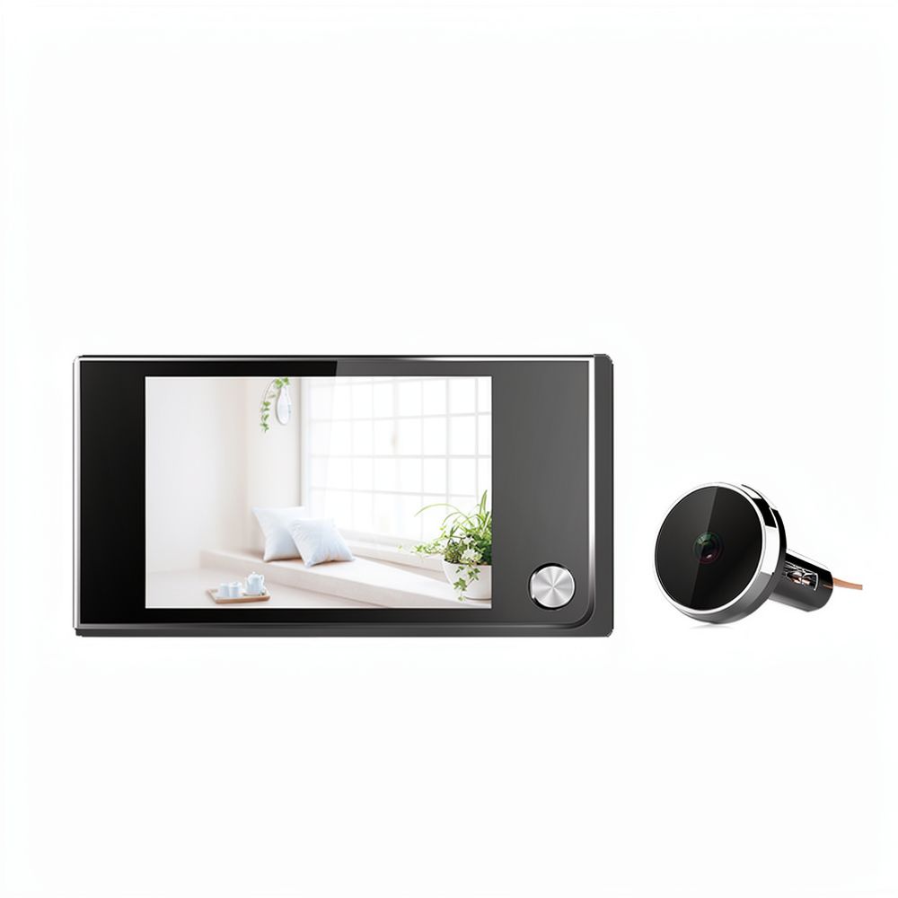 Home Security Front Door Camera - Электронная камера-дверной глазок с 3,5-дюймовым HD-экраном,