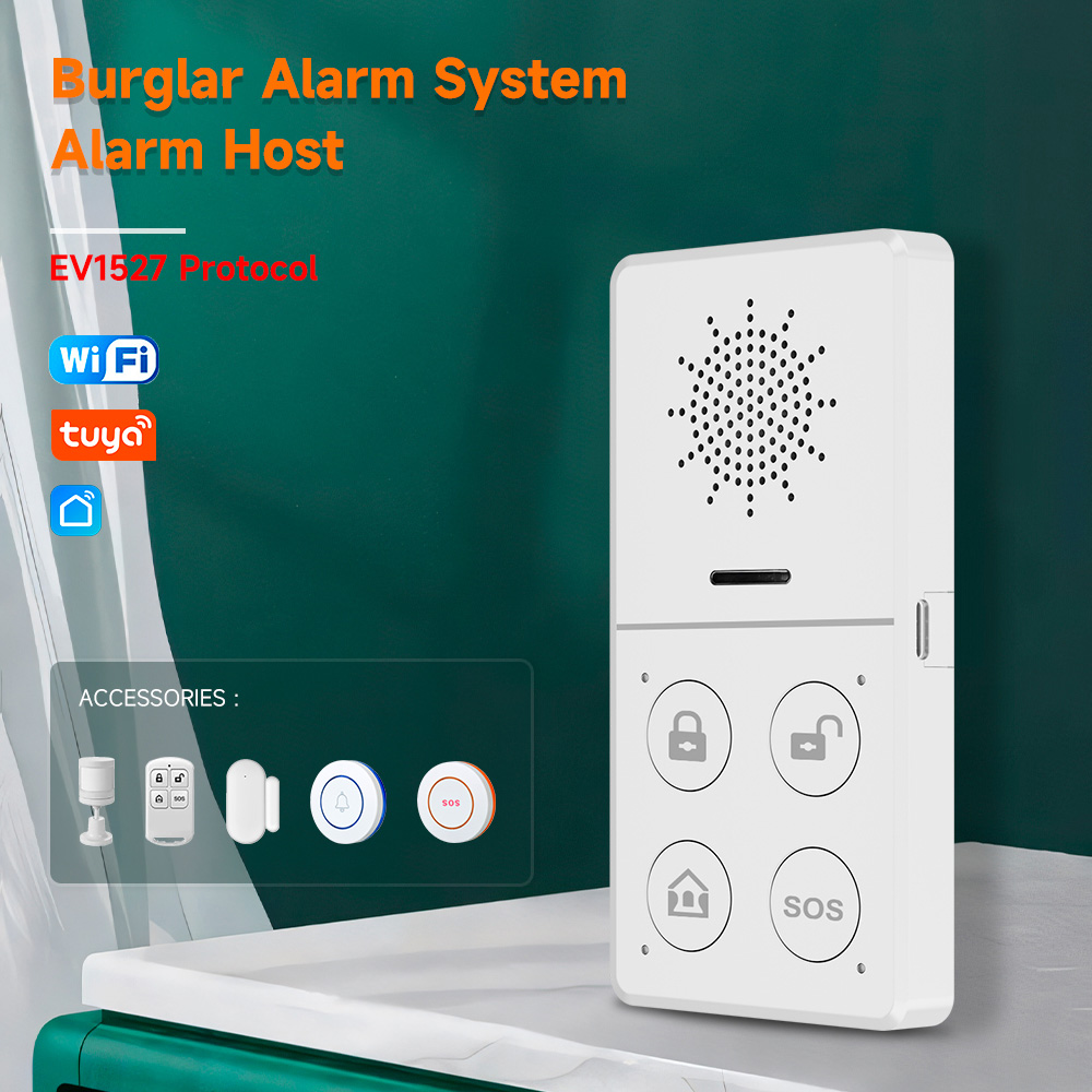 Sim Gsm Alarm - Умная сигнализация Tuya Wi-Fi, 433 м,