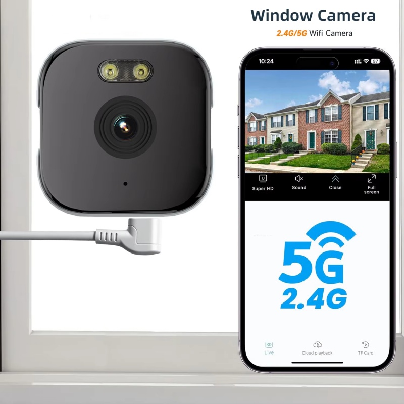 Home Security Robot - 4K Wi-Fi камера для окна 5