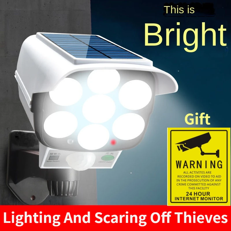 Home Security Items - Наружный солнечный свет, датчик движения, камера