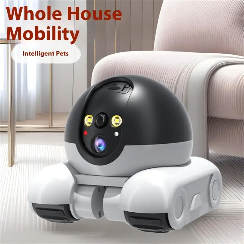 Home Security Robot - 360 -градусная вращающаяся домашняя камера с
