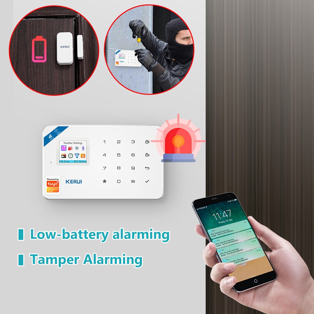 KERUI W181 Tuya Smart WIFI GSM – обзор и цена Home Security Front Door Camera