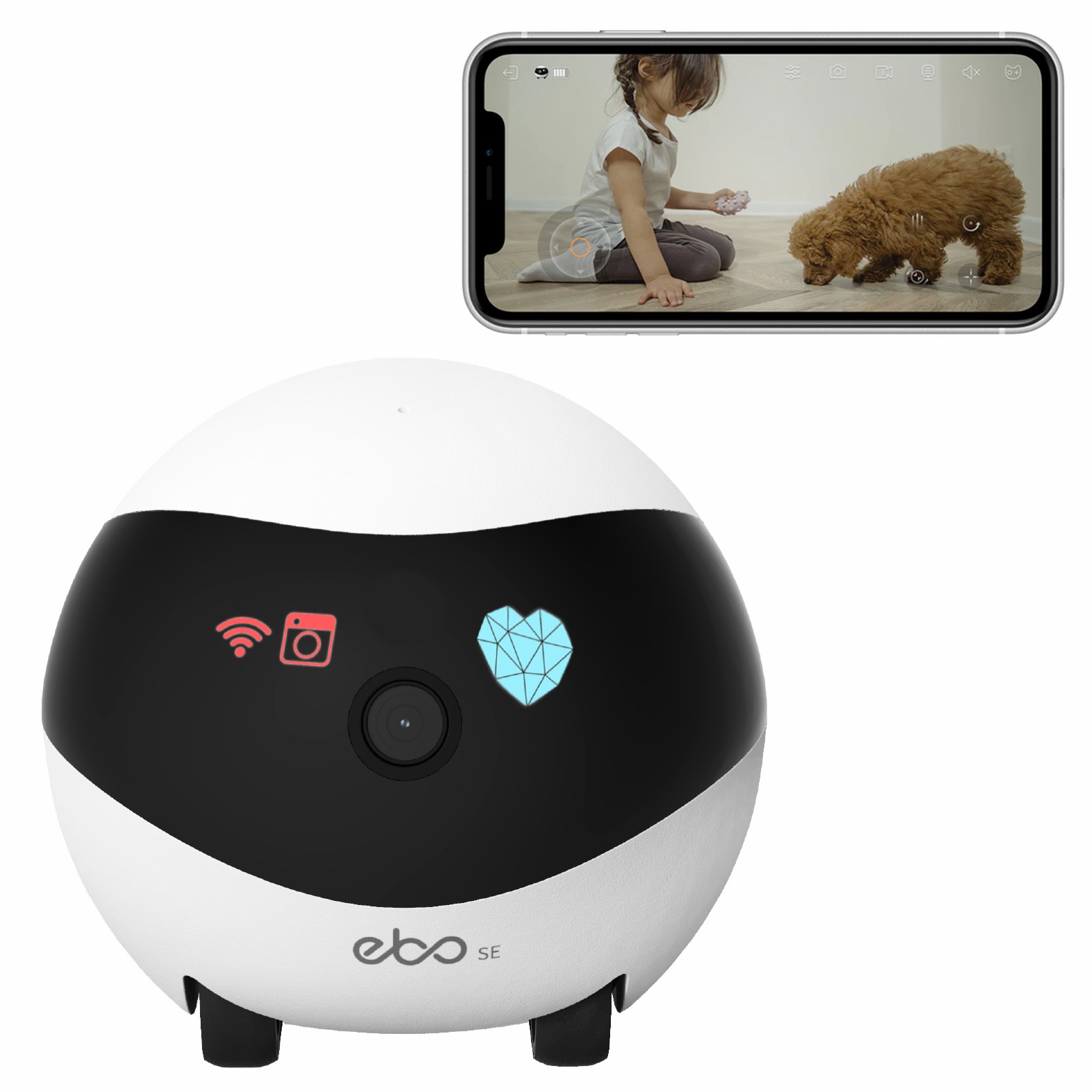 EBO SE умный домашний робот-ко – обзор и цена Home Security Robot
