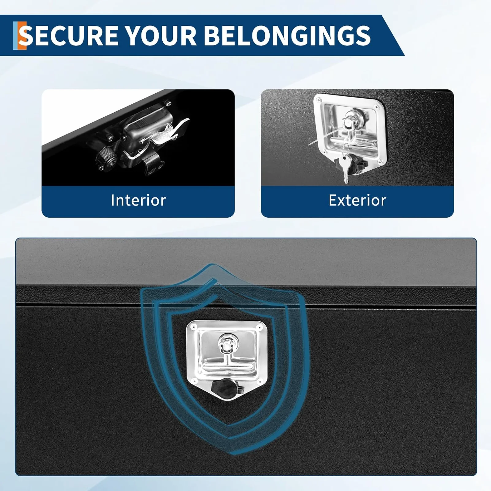 Прочный черный стальной ящик д – обзор и цена Home Security Box