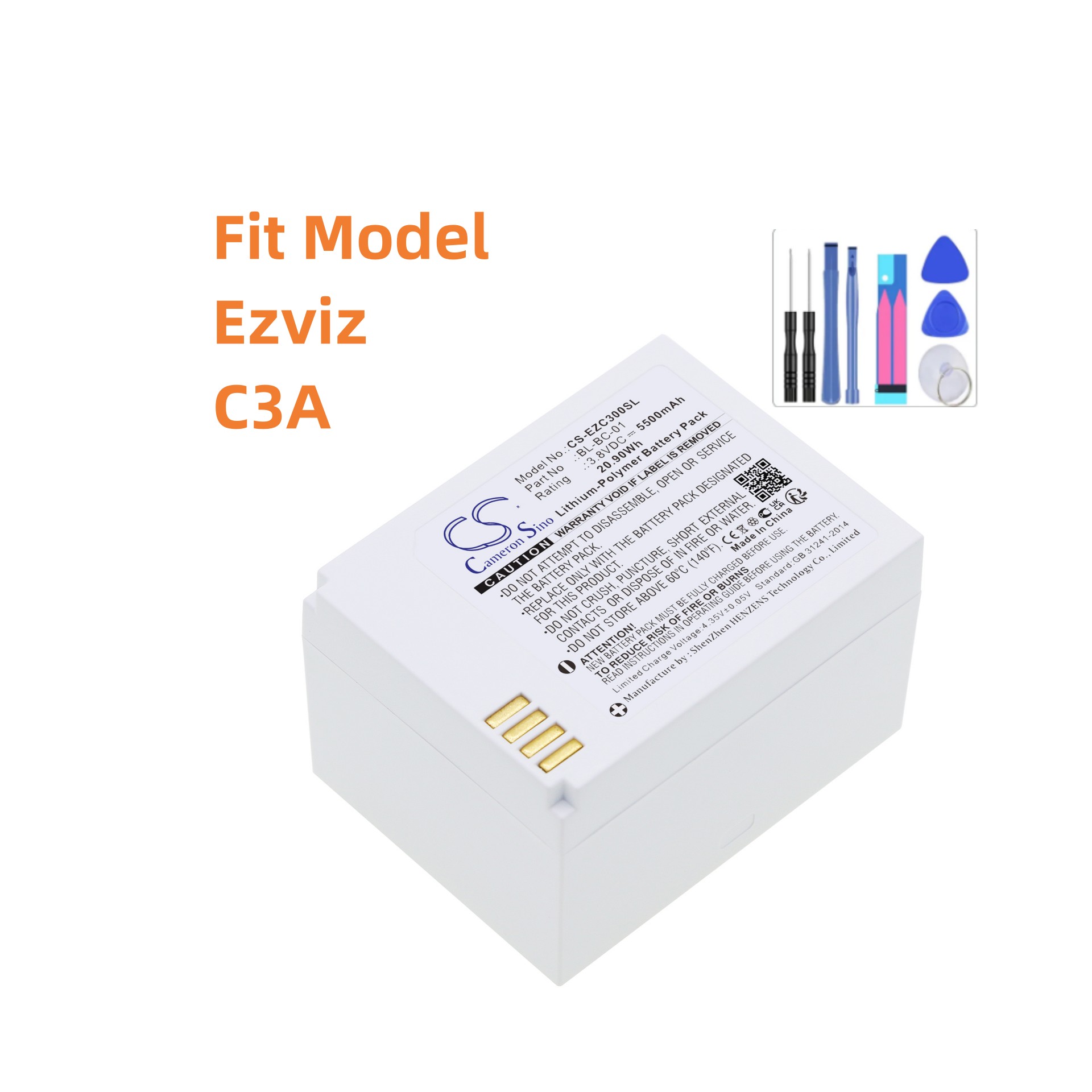 Сменная батарея для Ezviz: BL- – обзор и цена Home Security Battery Replacement